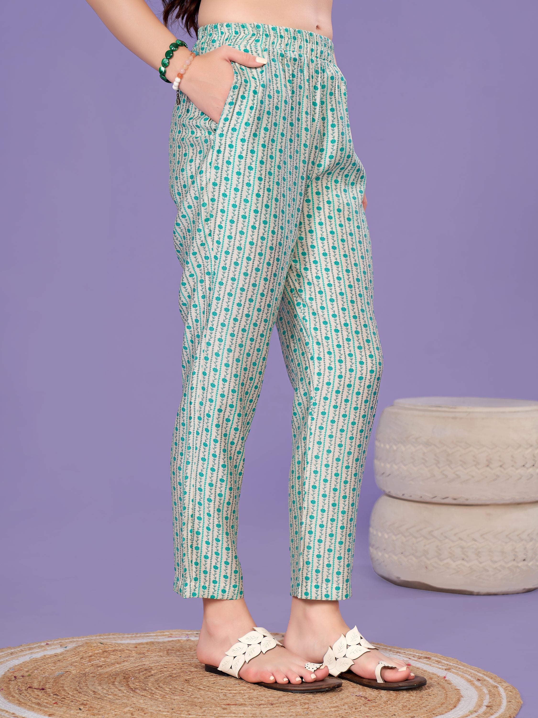 Mint Green Top-Bottom Set