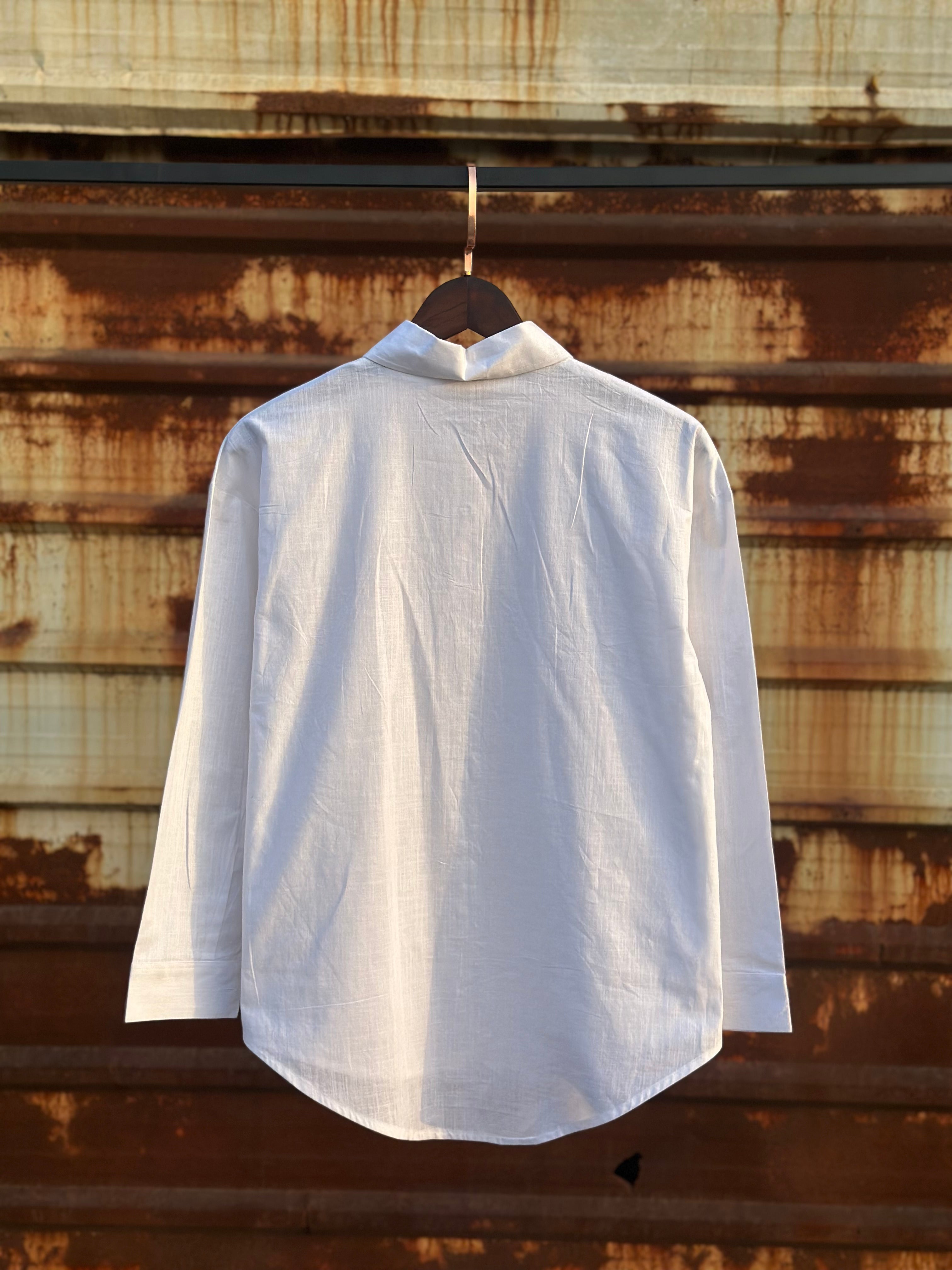 Vegles-Sturdy Travel Vibes Graphic Shirt – White Edition