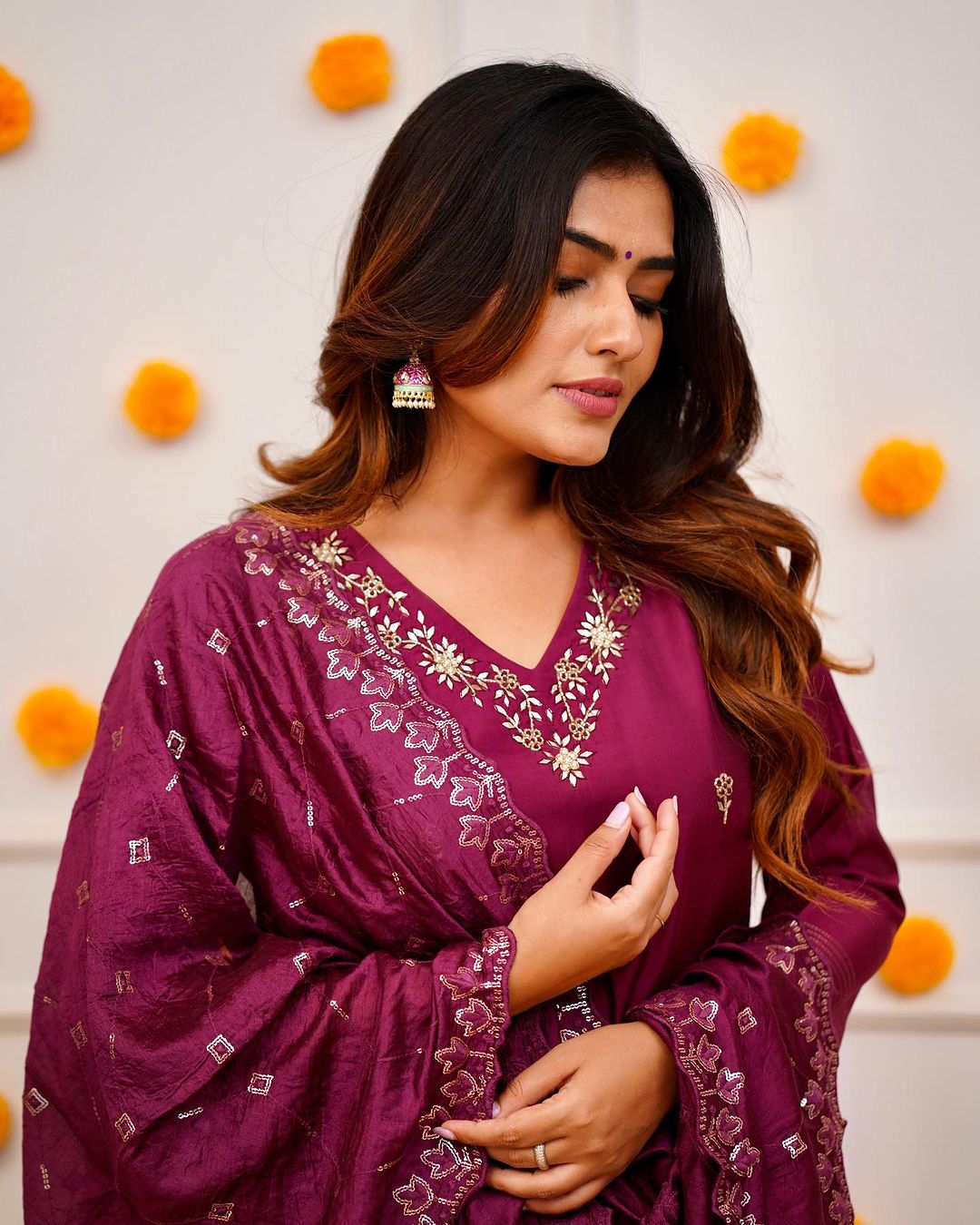 Embroidered Lightweight Ethnic Wear Kurti set
