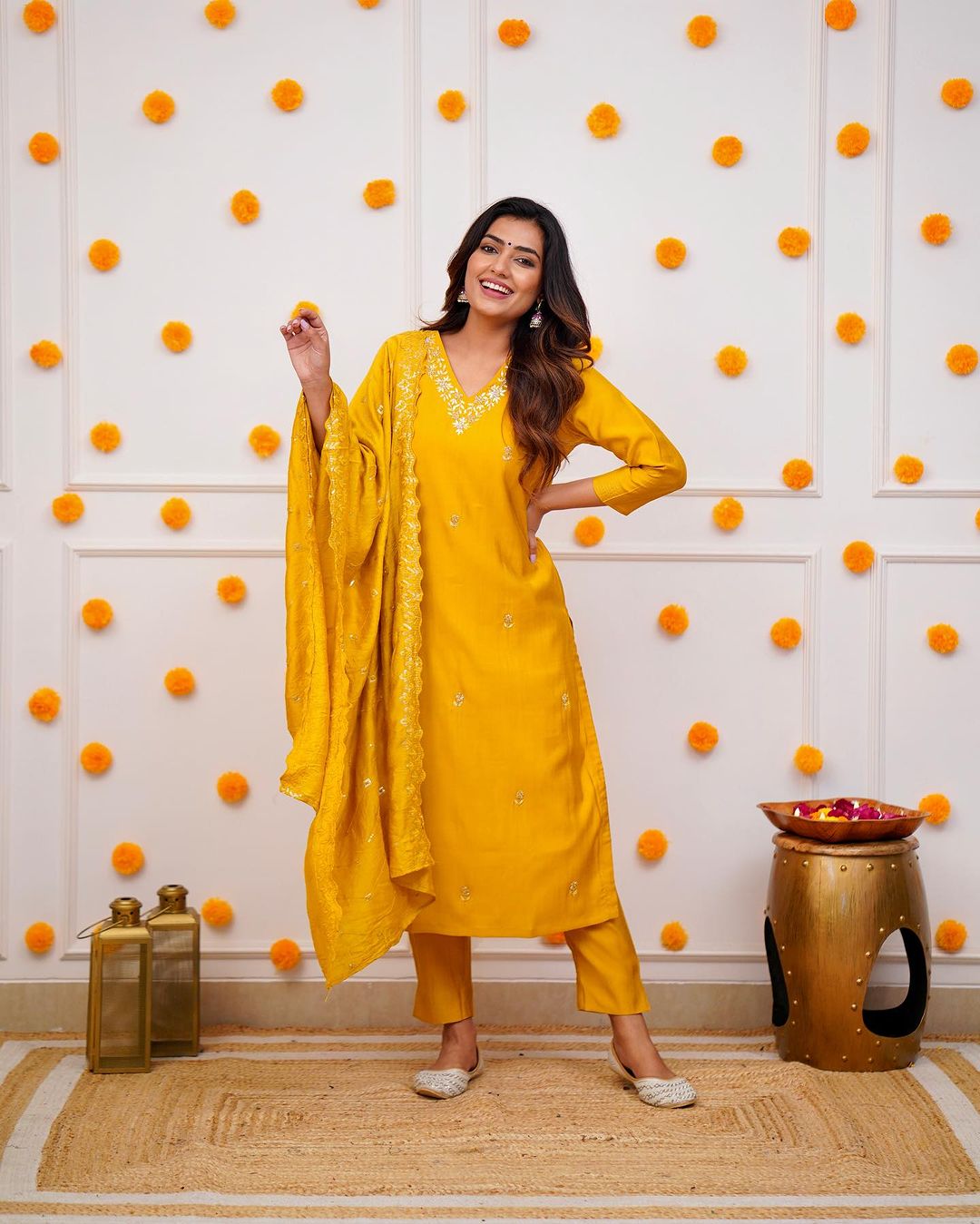 Embroidered Lightweight Ethnic Wear Kurti set
