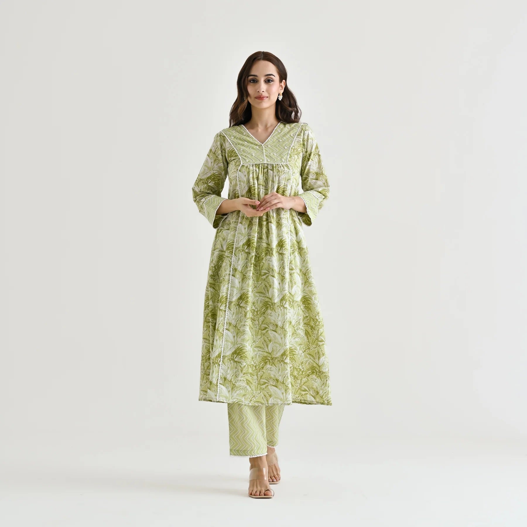 Vegles Moti work Kurti