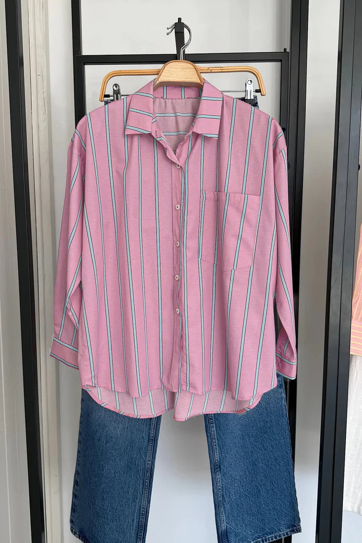 Vegles Premium Striped Over-Size Shirt