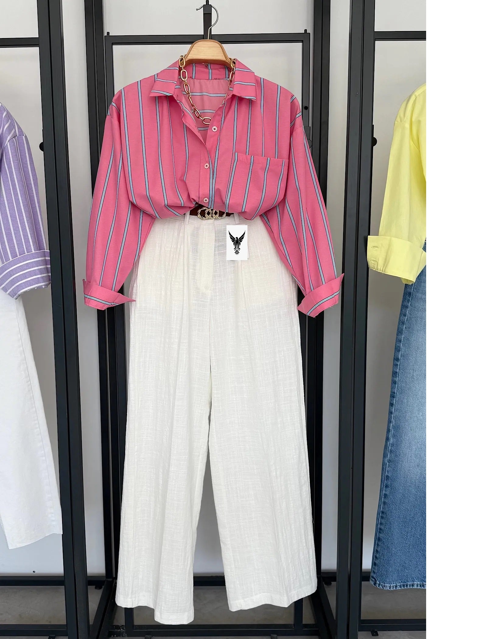 Vegles Premium Striped Over-Size Shirt
