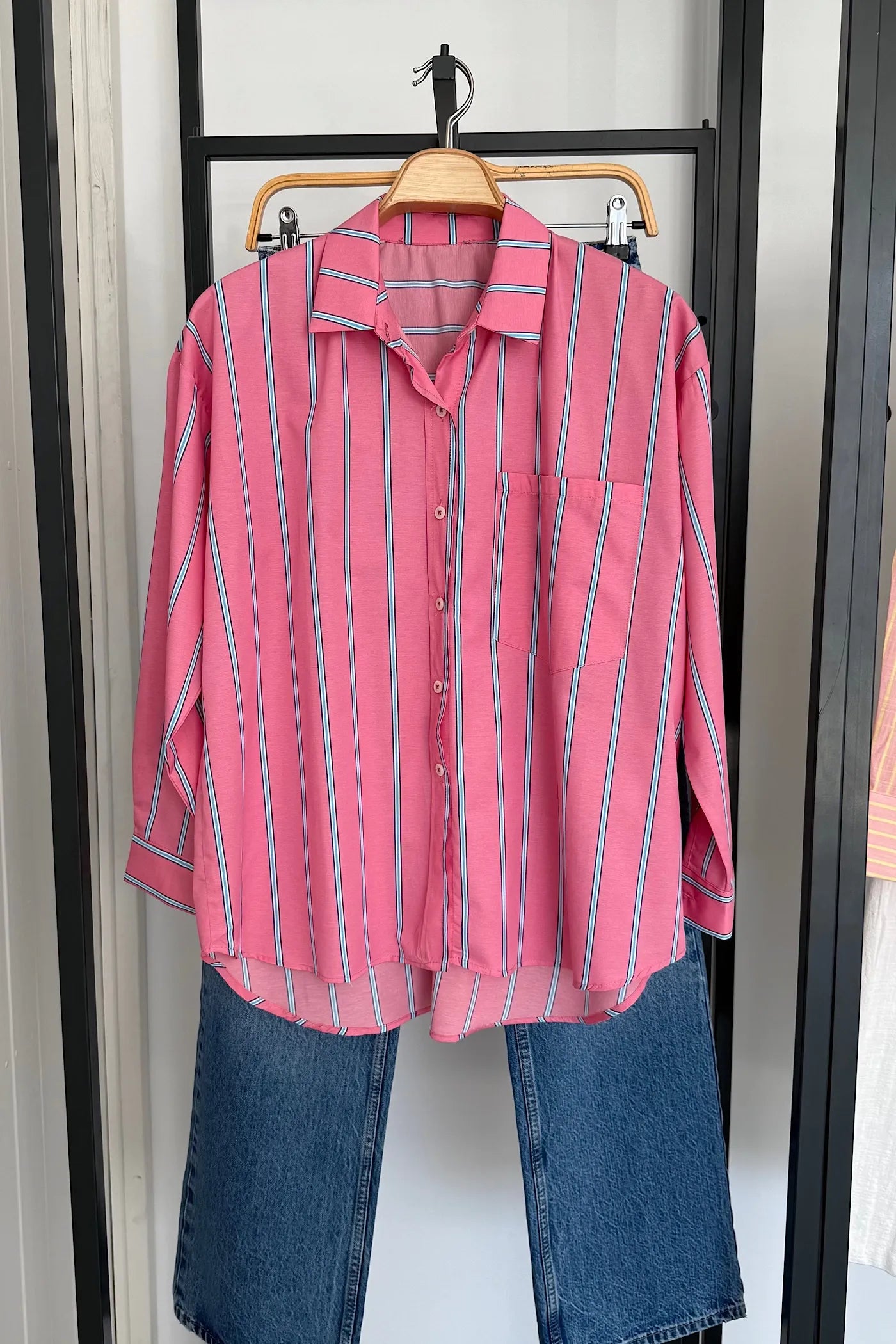 Vegles Premium Striped Over-Size Shirt